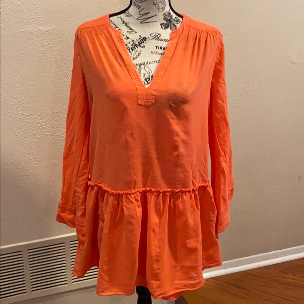 BCBGMaxazria coral tunic size small /medium